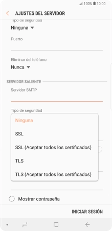 Pulsa Ninguna para desactivar la función. Pulsa Ninguna para desactivar la función.