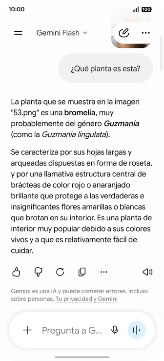 Pulsa el icono de altavoz para reproducir la respuesta de Gemini. Pulsa el icono de altavoz para reproducir la respuesta de Gemini.