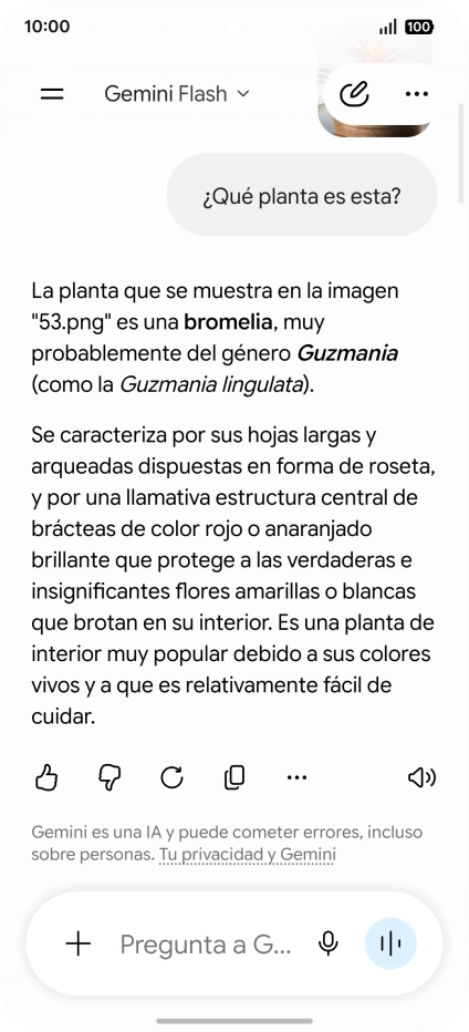 Pulsa el icono de altavoz para reproducir la respuesta de Gemini. Pulsa el icono de altavoz para reproducir la respuesta de Gemini.