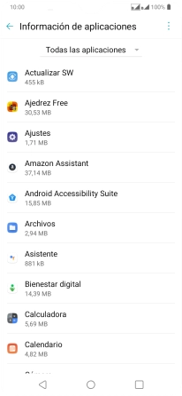 Pulsa la app deseada. Pulsa la app deseada.