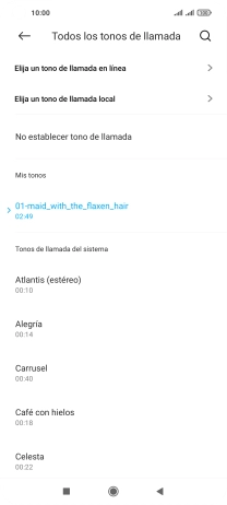Pulsa la tecla de inicio para terminar y regresar a la pantalla de inicio. Pulsa la tecla de inicio para terminar y regresar a la pantalla de inicio.