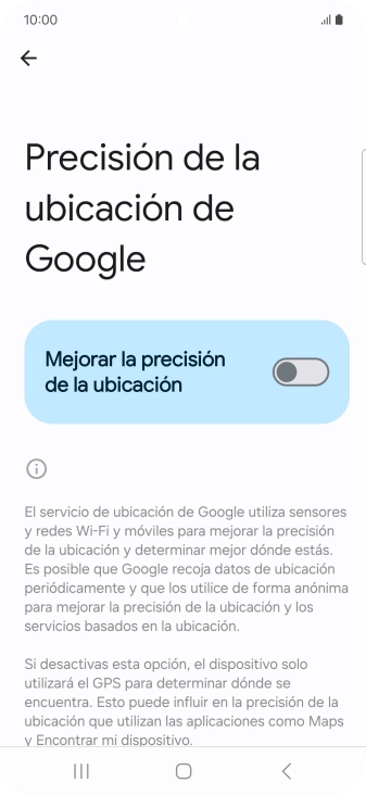 Si pulsas el indicador junto a Si pulsas el indicador junto a