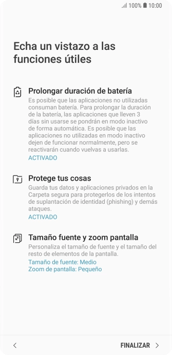 Pulsa FINALIZAR. Pulsa FINALIZAR.
