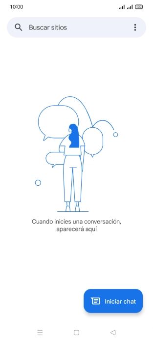 Pulsa Iniciar chat. Pulsa Iniciar chat.