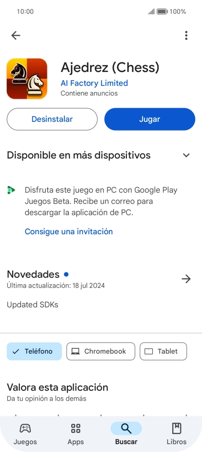 Pulsa Desinstalar. Pulsa Desinstalar.
