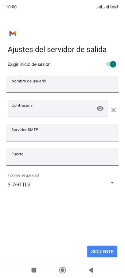 Pulsa el indicador junto a 