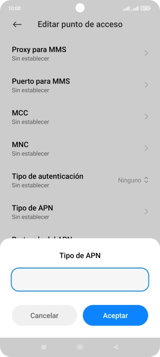 Introduce default y pulsa Aceptar. Introduce default y pulsa Aceptar.