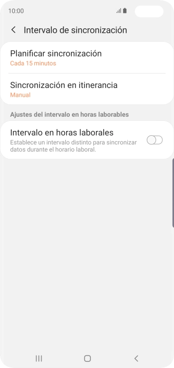 Pulsa Planificar sincronización. Pulsa Planificar sincronización.