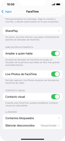 Pulsa Contactos bloqueados. Pulsa Contactos bloqueados.