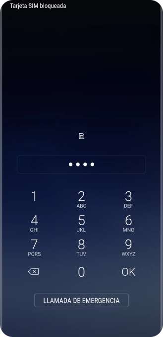 Si lo solicita el teléfono, introduce el código PIN y pulsa OK. Si lo solicita el teléfono, introduce el código PIN y pulsa OK.