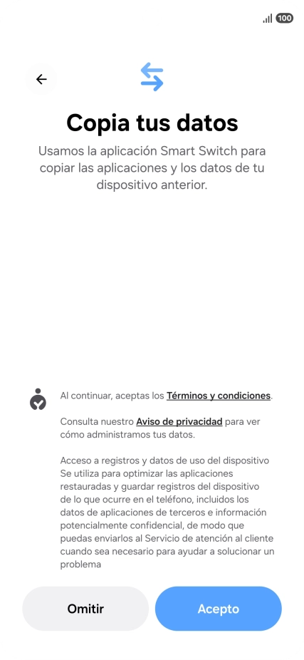 Pulsa Acepto. Pulsa Acepto.