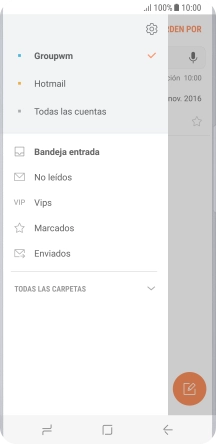 Pulsa la cuenta deseada. Pulsa la cuenta deseada.