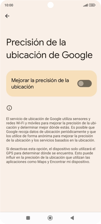 Si pulsas el indicador junto a Si pulsas el indicador junto a