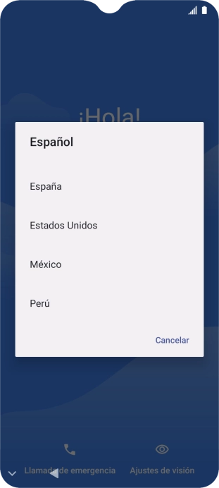 Pulsa el idioma deseado. Pulsa el idioma deseado.