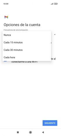 Pulsa el ajuste deseado. Pulsa el ajuste deseado.
