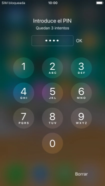 Introduce tu código PIN y pulsa OK. Introduce tu código PIN y pulsa OK.