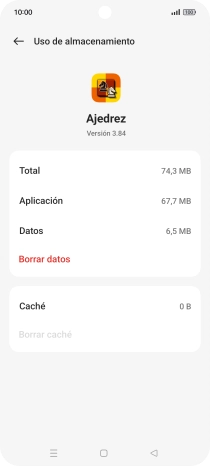 Pulsa la tecla de inicio para terminar y regresar a la pantalla de inicio.