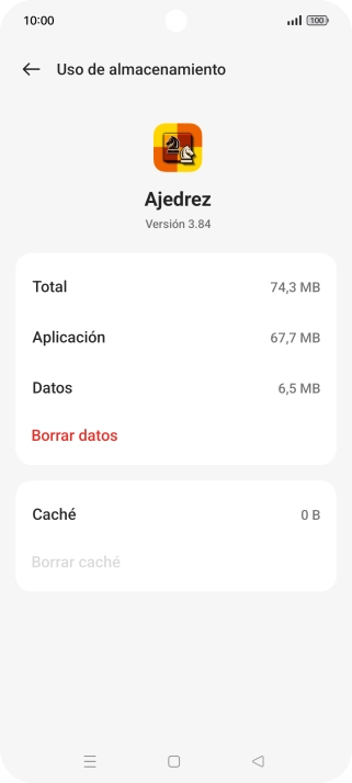 Pulsa la tecla de inicio para terminar y regresar a la pantalla de inicio.