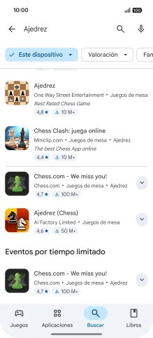 Pulsa la app deseada. Pulsa la app deseada.