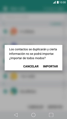 Pulsa IMPORTAR.