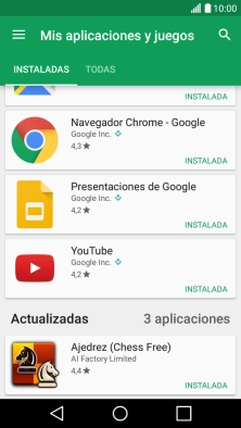 Pulsa la app deseada. Pulsa la app deseada.