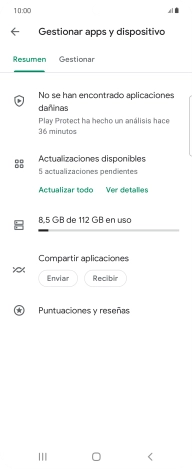 Pulsa Gestionar. Pulsa Gestionar.