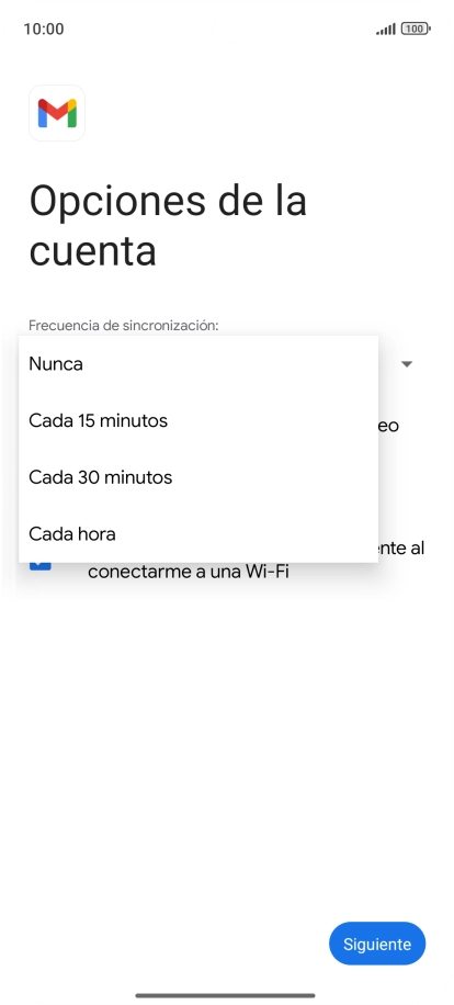 Pulsa el ajuste deseado. Pulsa el ajuste deseado.