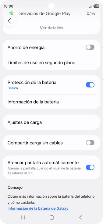 Pulsa Ahorro de energía. Pulsa Ahorro de energía.