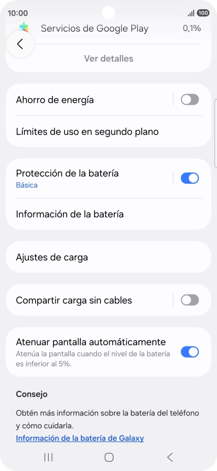 Pulsa Ahorro de energía. Pulsa Ahorro de energía.