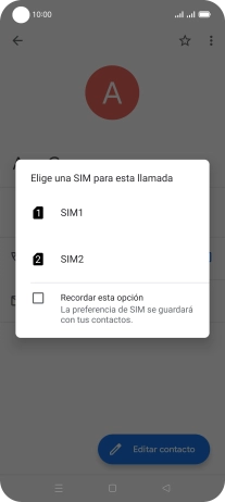 Pulsa la tarjeta SIM deseada. Pulsa la tarjeta SIM deseada.