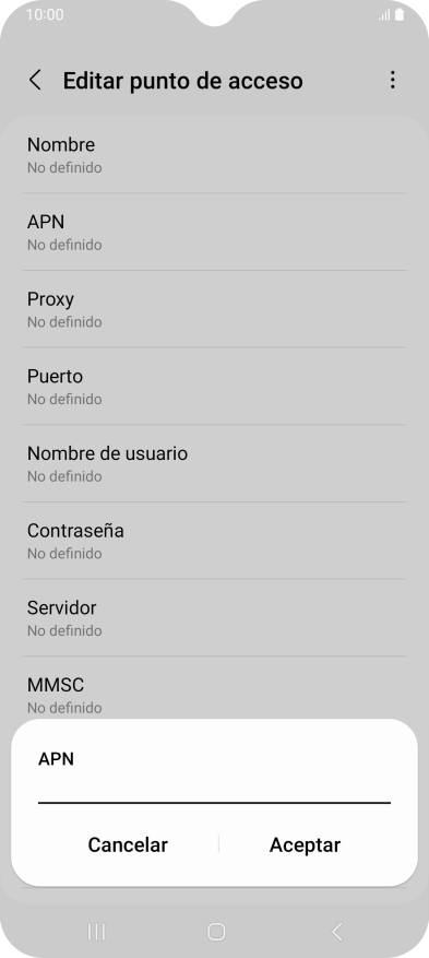 Introduce airtelwap.es y pulsa Aceptar. Introduce airtelwap.es y pulsa Aceptar.