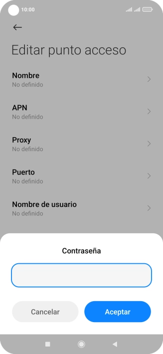 Introduce wap125 y pulsa Aceptar. Introduce wap125 y pulsa Aceptar.