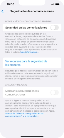 Pulsa el indicador junto a 