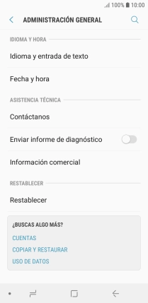 Pulsa Fecha y hora. Pulsa Fecha y hora.
