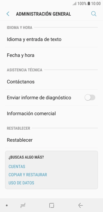 Pulsa Fecha y hora. Pulsa Fecha y hora.