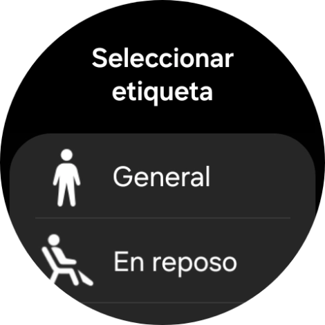 Pulsa el ajuste deseado. Pulsa el ajuste deseado.