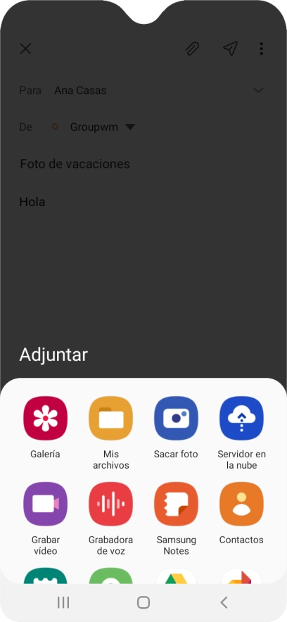 Pulsa Mis archivos y desplázate a la carpeta deseada. Pulsa Mis archivos y desplázate a la carpeta deseada.