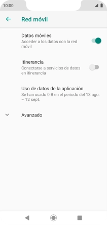 Pulsa el indicador junto a 