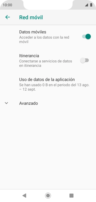 Pulsa el indicador junto a 