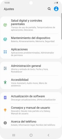 Pulsa Administración general. Pulsa Administración general.