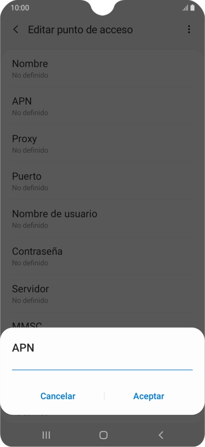 Introduce airtelwap.es y pulsa Aceptar. Introduce airtelwap.es y pulsa Aceptar.