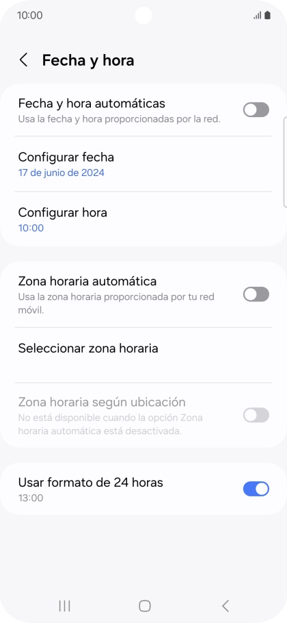 Pulsa el indicador junto a 