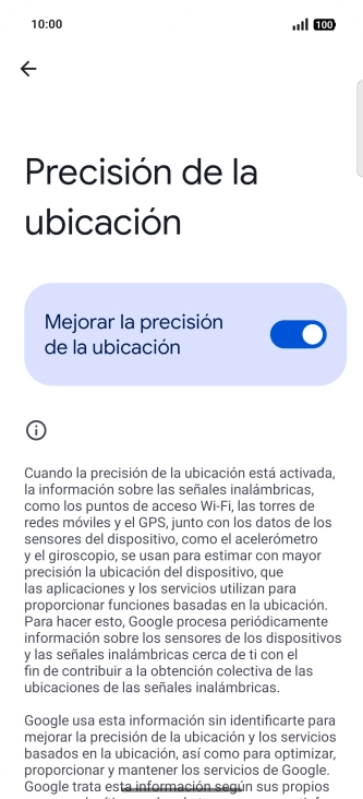 Si pulsas el indicador junto a Si pulsas el indicador junto a