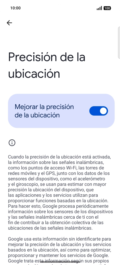 Si pulsas el indicador junto a Si pulsas el indicador junto a