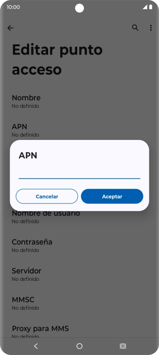 Introduce airtelwap.es y pulsa Aceptar. Introduce airtelwap.es y pulsa Aceptar.