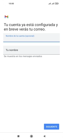 Pulsa Tu nombre e introduce el nombre del remitente. Pulsa Tu nombre e introduce el nombre del remitente.