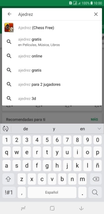Introduce el nombre del tema o de la app y pulsa el icono de búsqueda. Introduce el nombre del tema o de la app y pulsa el icono de búsqueda.