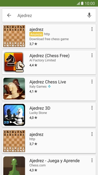 Pulsa la app deseada. Pulsa la app deseada.