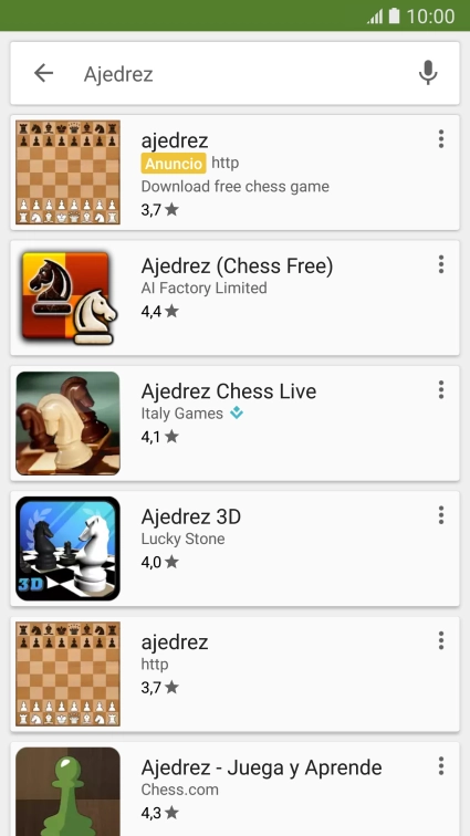 Pulsa la app deseada. Pulsa la app deseada.