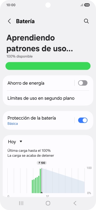 Pulsa Ahorro de energía. Pulsa Ahorro de energía.